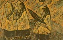 贵州杨修林版画作品——少数民族妇女